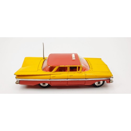 168 - A vintage boxed Corgi Chevrolet Taxi Cab, 480. UK shipping £14. We combine shipping.