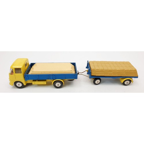 170 - A vintage boxed Corgi E.R.F. Dropside Lorry and Platform Trailer with Cement and Plank Load, Gift Se... 