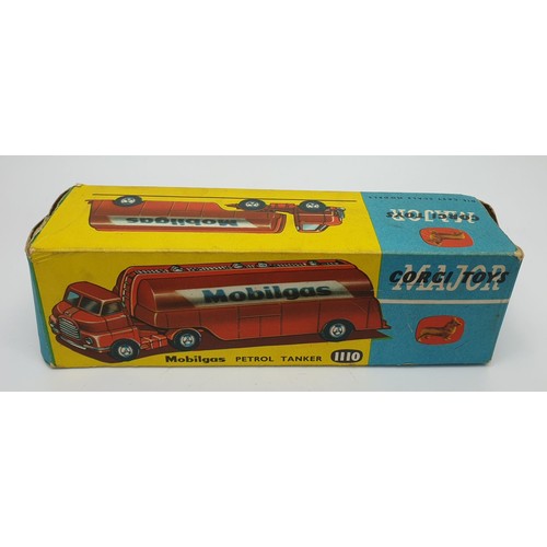 179 - A vintage boxed Corgi Mobilgas Petrol Tanker, 1110. UK shipping £14. We combine shipping.