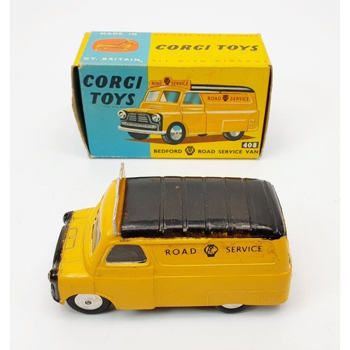 181 - A vintage boxed Corgi Bedford AA Road Service Van, 408. UK shipping £14. We combine shipping.