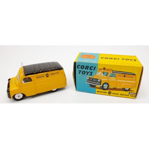 181 - A vintage boxed Corgi Bedford AA Road Service Van, 408. UK shipping £14. We combine shipping.