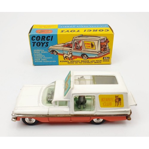 188 - A vintage boxed Corgi Kennel Service Wagon Based on the Chevrolet Impala, 486. UK shipping £14. We c... 