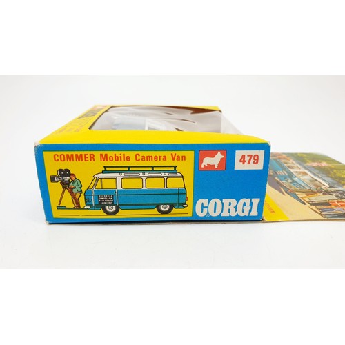 198 - A vintage boxed Corgi Commer Mobile Camera Van, 479. UK shipping £14. We combine shipping.