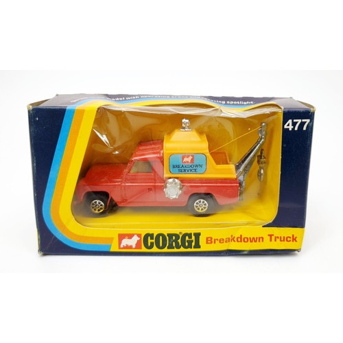 199 - A vintage boxed Corgi Breakdown Truck, 477. UK shipping £14. We combine shipping.