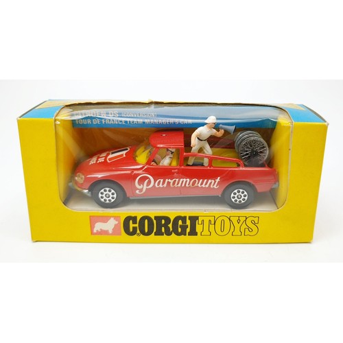 200 - A vintage boxed Corgi  Whizzwheels Citroen DS (Conversion) Tour de France Team Manager's Car, 510. U... 