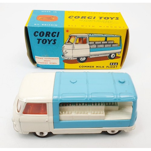 205 - A vintage boxed Corgi Commer Milk Float, 466. UK shipping £14. We combine shipping.