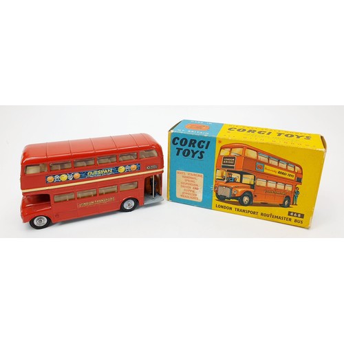 206 - A vintage boxed Corgi London Transport Route Master Bus, 468. UK shipping £14. We combine shipping.