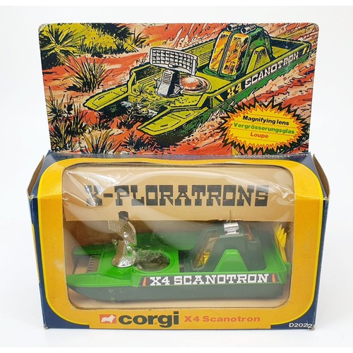 215 - A vintage boxed Corgi X-Ploratrons X4 Scanotron, B2022. UK shipping £14. We combine shipping.