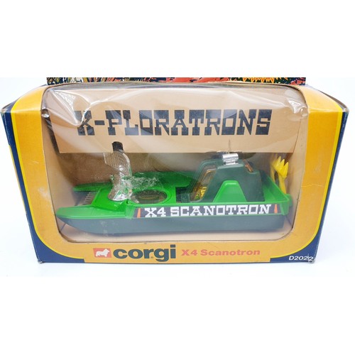 215 - A vintage boxed Corgi X-Ploratrons X4 Scanotron, B2022. UK shipping £14. We combine shipping.