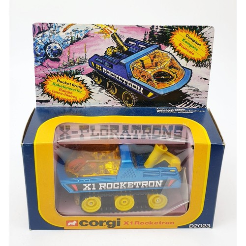 216 - A vintage boxed Corgi X-Ploratrons X1 Rocketron, B2023. UK shipping £14. We combine shipping.