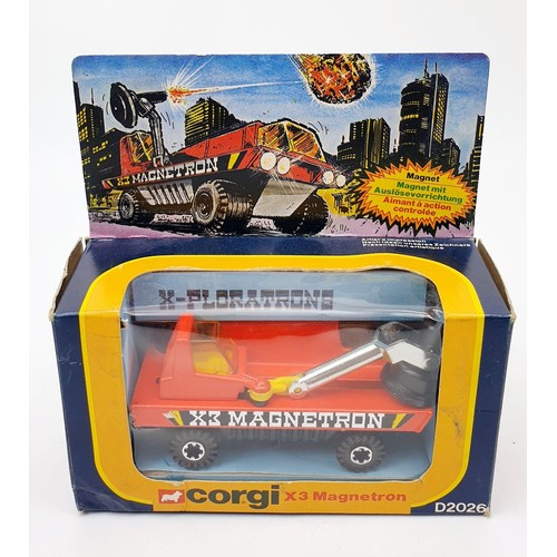 217 - A vintage boxed Corgi X-Ploratrons X3 Magnetron, D2026. UK shipping £14. We combine shipping.