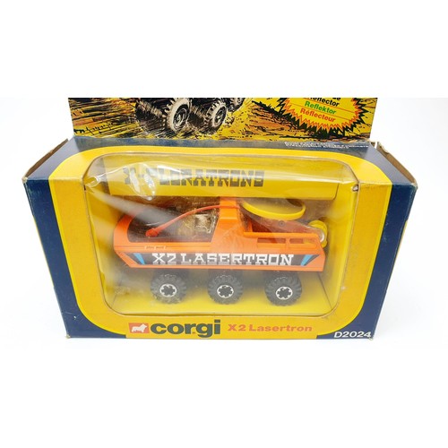 218 - A vintage boxed Corgi X-Ploratrons X2 Lasertron, D0204. UK shipping £14. We combine shipping.