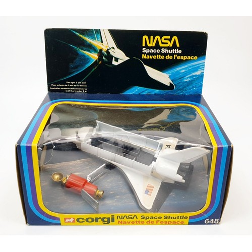 226 - A vintage boxed Corgi Nasa Space Shuttle, 648. UK shipping £14. We combine shipping.