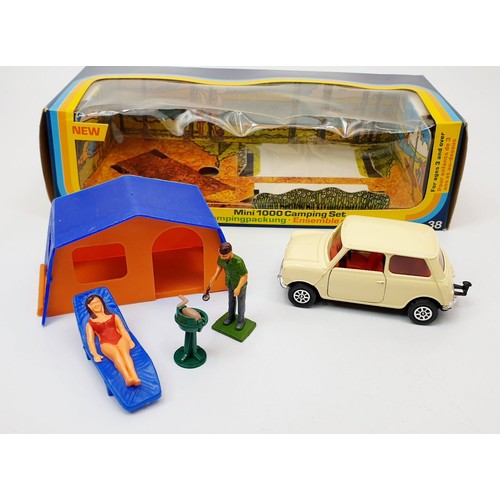 227 - A vintage boxed Corgi Mini 1000 Camping Set, 38. UK shipping £14. We combine shipping.