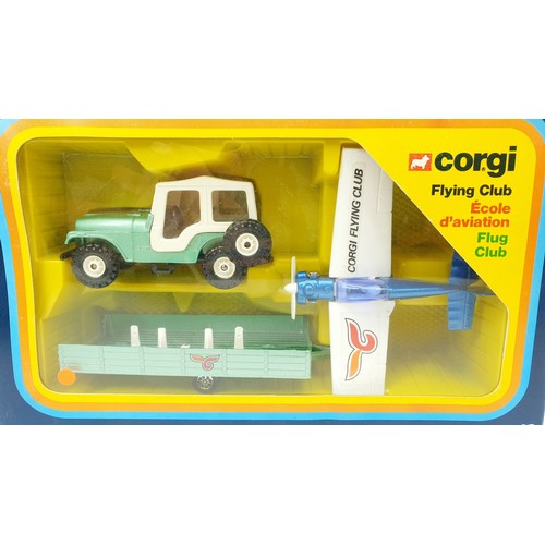 228 - A vintage boxed Corgi Flying Club, 49. UK shipping £14. We combine shipping.