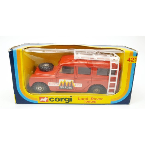 233 - A vintage boxed Corgi Land-Rover 109WB, 421.  UK shipping £14. We combine shipping.