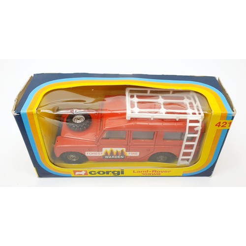 233 - A vintage boxed Corgi Land-Rover 109WB, 421.  UK shipping £14. We combine shipping.