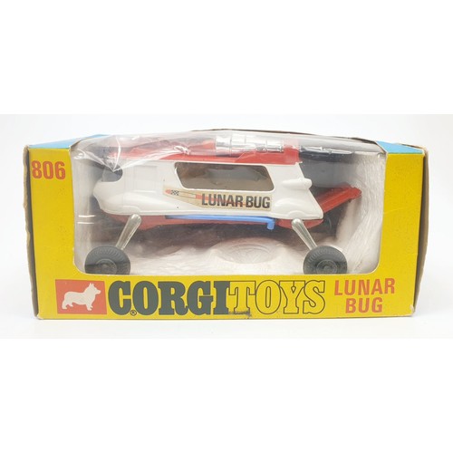 225 - A vintage boxed Corgi Luna Bug, 806. UK shipping £14. We combine shipping.