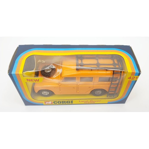 234 - A vintage boxed Corgi Land-Rover 109WB, 421. UK shipping £14. We combine shipping.