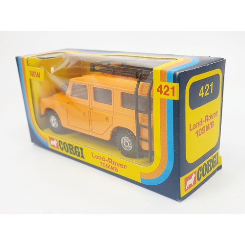 234 - A vintage boxed Corgi Land-Rover 109WB, 421. UK shipping £14. We combine shipping.