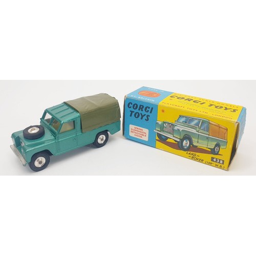 237 - A vintage boxed Corgi Land-Rover 109WB, 438. UK shipping £14. We combine shipping.