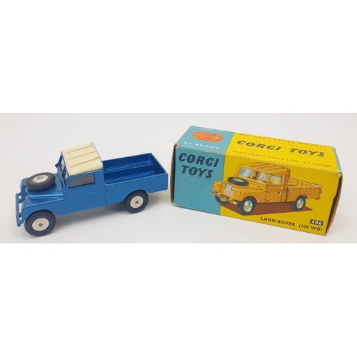 238 - A vintage boxed Corgi Land-Rover 109WB, 406. UK shipping £14. We combine shipping.