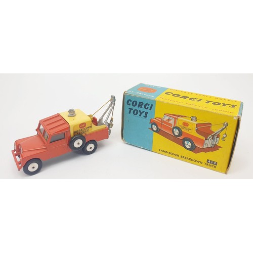 242 - A vintage boxed Corgi Land-Rover Breakdown Truck, 417. UK shipping £14. We combine shipping.