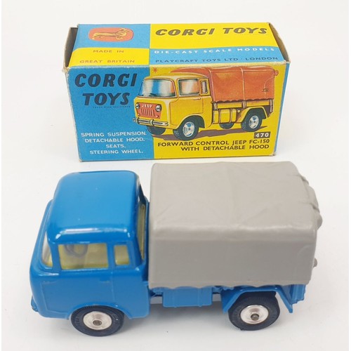 246 - A vintage boxed Corgi Forward Control Jeep FC-150 with Detachable Hood, 470. UK shipping £14. We com... 