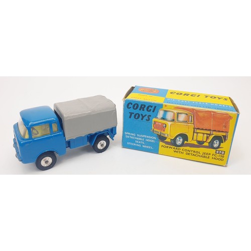 246 - A vintage boxed Corgi Forward Control Jeep FC-150 with Detachable Hood, 470. UK shipping £14. We com... 