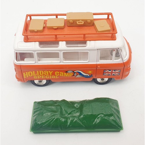 255 - A vintage boxed Corgi Holiday Camp Special Commer Bus, 508. UK shipping £14. We combine shipping.