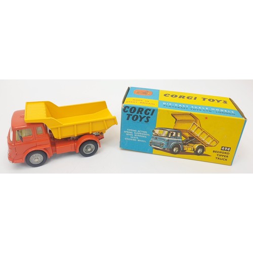 257 - A vintage boxed Corgi Bedford Tipper Truck, 494. UK shipping £14. We combine shipping.