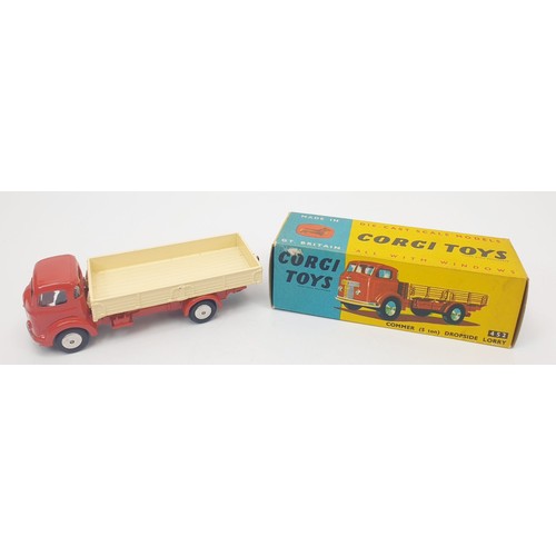 258 - A vintage boxed Corgi Commer (5 Ton) Drop-Side Lorry, 452. UK shipping £14. We combine shipping.