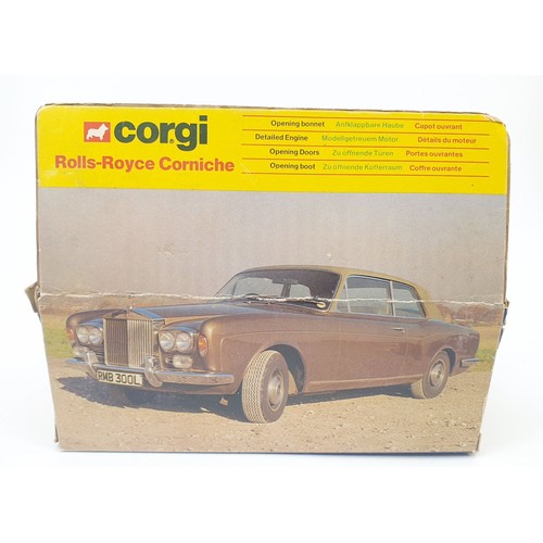 262 - A vintage boxed Corgi Rolls Royce Corniche, 279. UK shipping £14. We combine shipping.