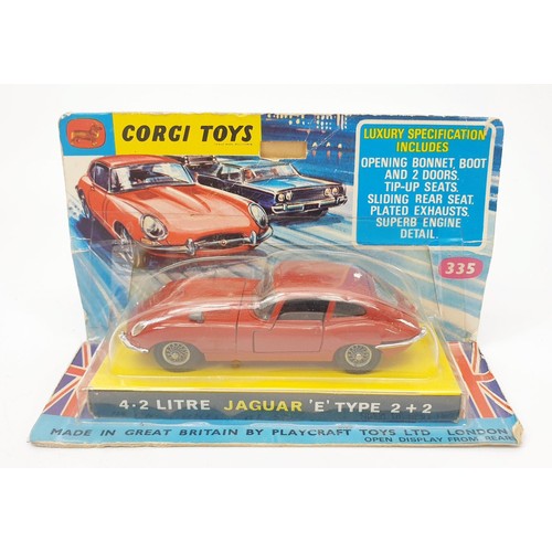 263 - A vintage boxed Corgi 4.2ltr Jaguar 