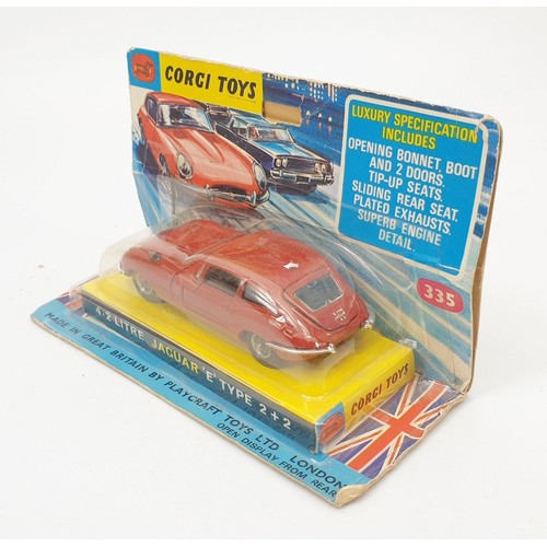 263 - A vintage boxed Corgi 4.2ltr Jaguar 