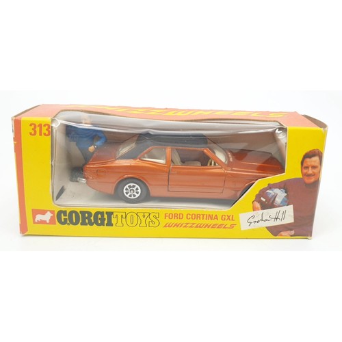 269 - A vintage boxed Corgi Ford Cortina GXL (Graham Hill), 313. UK shipping £14. We combine shipping.