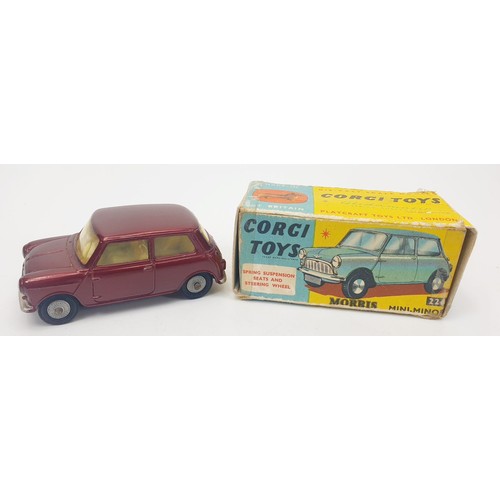 273 - A vintage boxed Corgi Morris Mini-Minor, 226. UK shipping £14. We combine shipping.