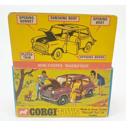 275 - A vintage boxed Corgi Mini Cooper 