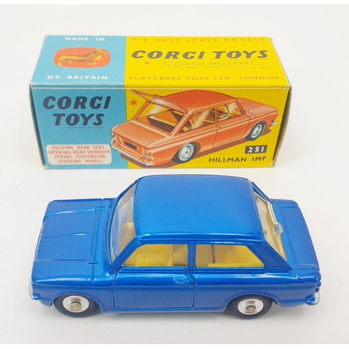 280 - A vintage boxed Corgi Hillman Imp, 251. UK shipping £14. We combine shipping.