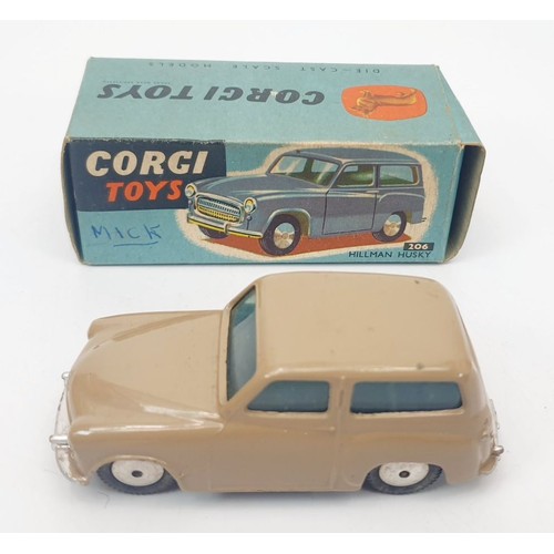 283 - A vintage boxed Corgi Hillman Husky, 206. UK shipping £14. We combine shipping.