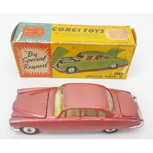 293 - A vintage boxed Corgi Jaguar Mk X, 238. UK shipping £14. We combine shipping.