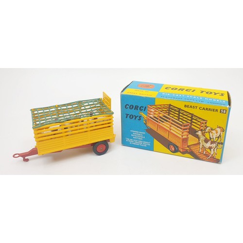 313 - A vintage boxed Corgi Beast Carrier, 58. UK shipping £14. We combine shipping.