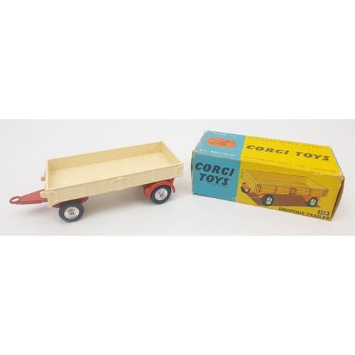 319 - A vintage boxed Corgi Drop-Side Trailer, 100. UK shipping £14. We combine shipping.