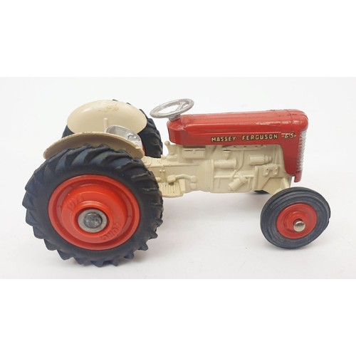 320 - A vintage boxed Corgi Massey-Ferguson 65 Tractor, 50. UK shipping £14. We combine shipping.