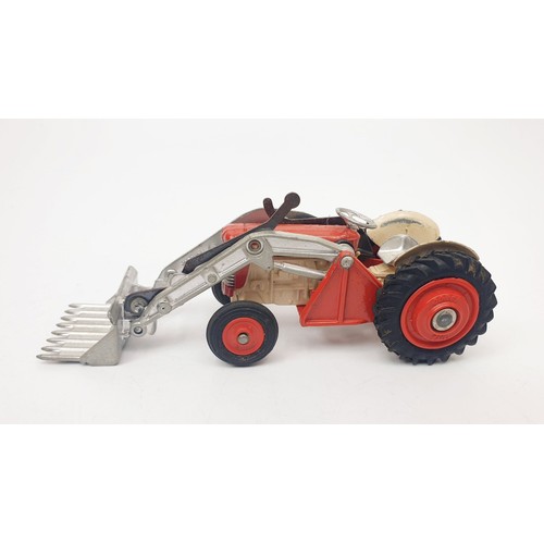 325 - A vintage boxed Corgi Massey-Ferguson 65 Tractor with Fork, 57. UK shipping £14. We combine shipping... 