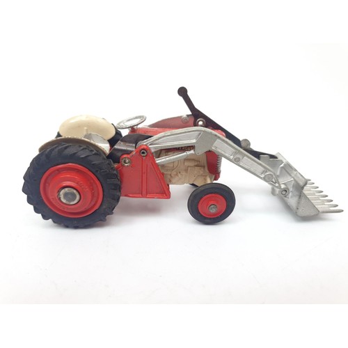 325 - A vintage boxed Corgi Massey-Ferguson 65 Tractor with Fork, 57. UK shipping £14. We combine shipping... 