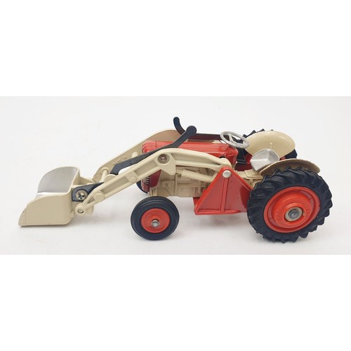 326 - A vintage boxed Corgi Massey-Ferguson 65 Tractor with Shovel, 53. UK shipping £14. We combine shippi... 