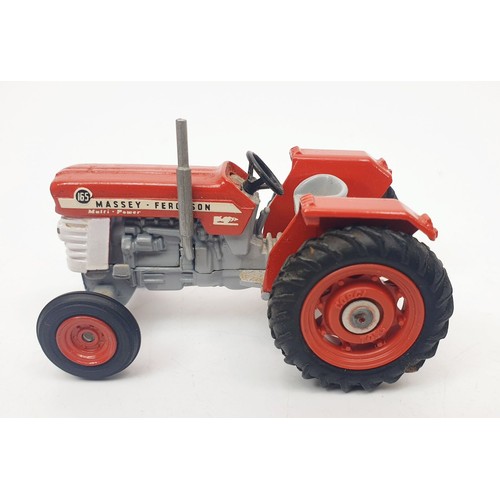 328 - A vintage Corgi Massey-Ferguson 165 Tractor with reproduction box, 66. UK shipping £14. We combine s... 