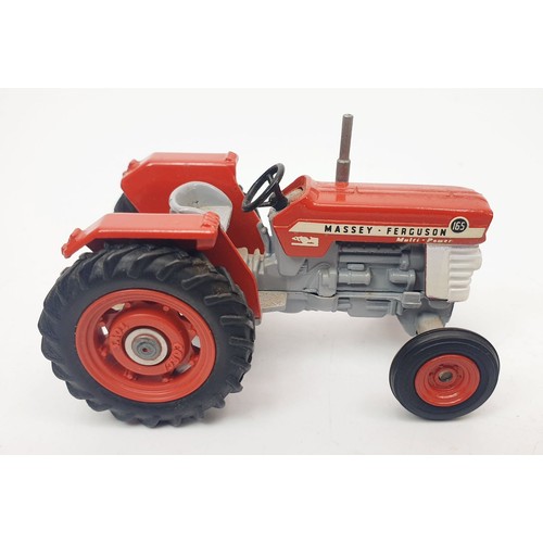 328 - A vintage Corgi Massey-Ferguson 165 Tractor with reproduction box, 66. UK shipping £14. We combine s... 