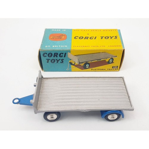 329 - A vintage boxed Corgi Platform Trailer, 101. UK shipping £14. We combine shipping.